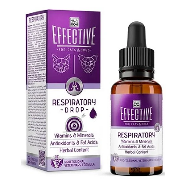 Delibon Effective Solunum Sistemi Sağlığı 50 ml Kedi Köpek Takviyesi - Görsel 5