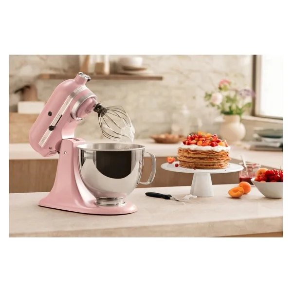 Kitchenaid Artisan 5KSM175PSEDR Dried Rose 300 W 4.8 lt Stand Mikser - Görsel 8