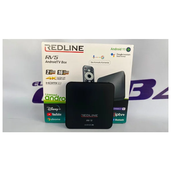 Redline Rv5 Lisanslı 4K Ultra Hd Android 11 Tv Box Medya Oynatıcı - Görsel 3