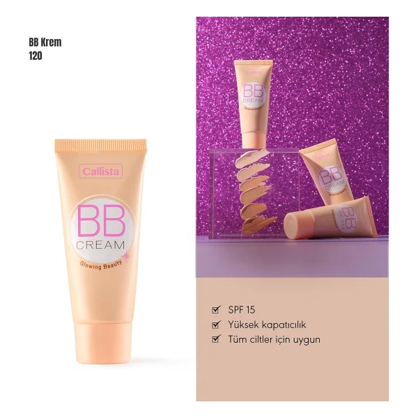 Callista Glowing Beauty SPF 15 25 ml BB Krem - Görsel 3