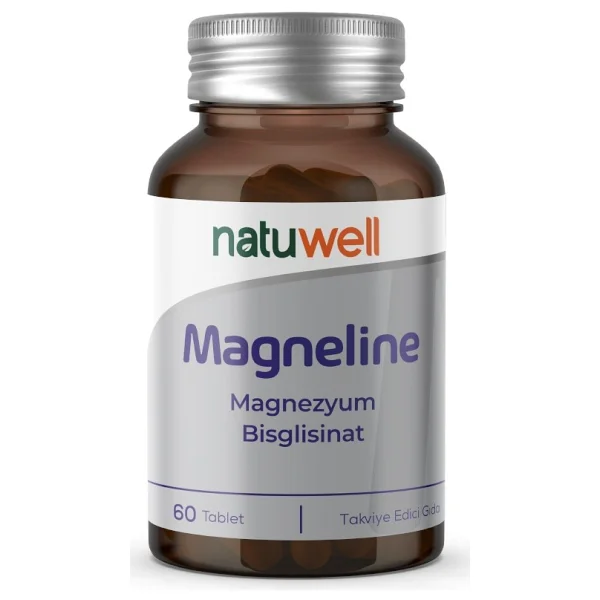 Natuwell Magneline Magnezyum Bisglisinat 60 Tablet - Görsel 4