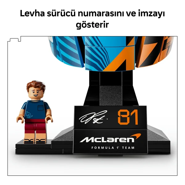 Lego 43017 Editions McLaren Oscar Piastri Kask - Görsel 8