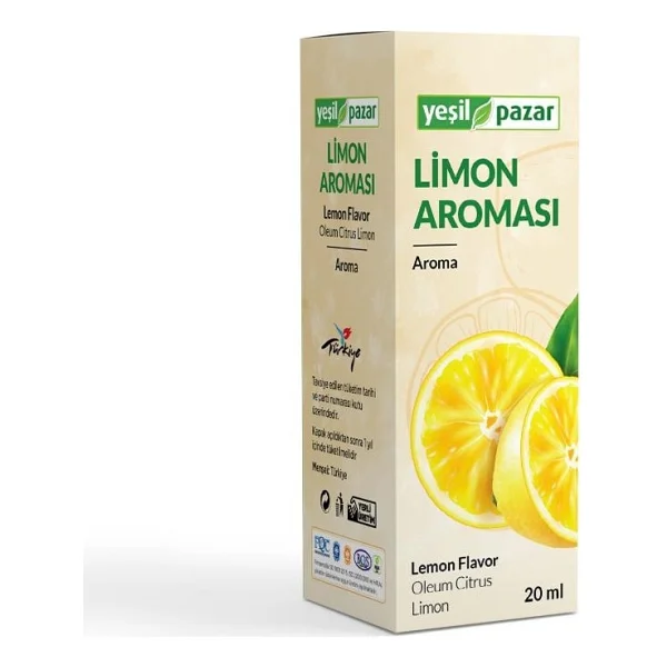 Yeşil Pazar Limon Aroması 20 ml - Görsel 3