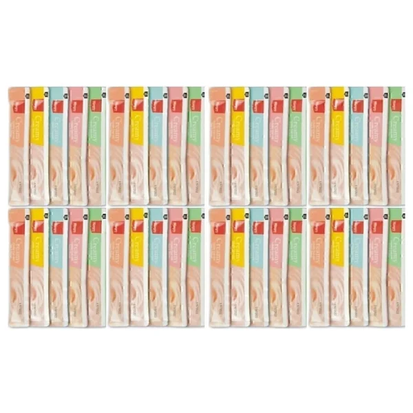 Wanpy Creamy Cat Treat Karışık Krema Sıvı Kedi Ödül Maması 14 Gr X 40 Adet - Görsel 3
