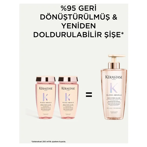 Kerastase Gloss Absolu Bain Hydra Glaze 500 ml Şampuan - Görsel 6