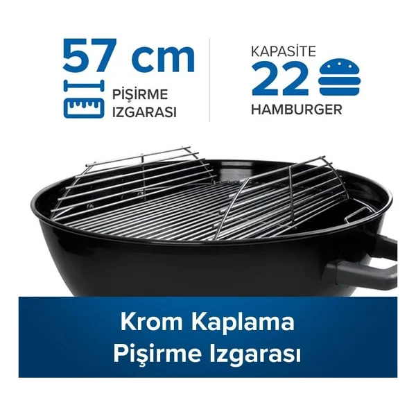 Napoleon NK22K-LEG Kömürlü Barbekü Mangal - Görsel 3