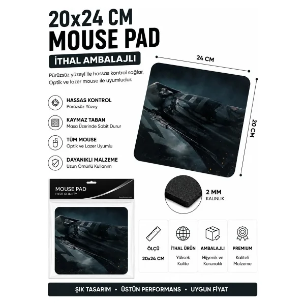 Concord MP-243 Mouse Pad - Görsel 2