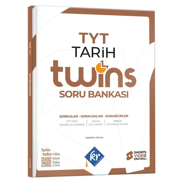KR Akademi Yayınları TYT Twins Tarih Soru Bankası - Görsel 3