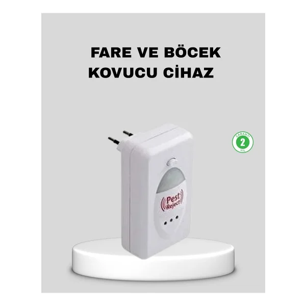 Ultrasonik Haşere Kovucu Cihaz - Sessiz, Kimyasalsız ve Etkili Koruma - Görsel 6