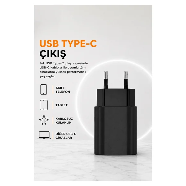 Dexim DCA0057 25 W Hızlı Şarj Adaptörü - Görsel 3