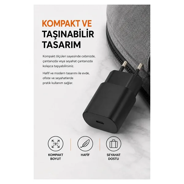 Dexim DCA0057 25 W Hızlı Şarj Adaptörü - Görsel 4
