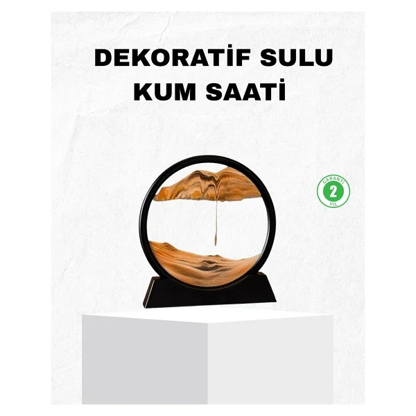 Dekoratif Kum Saati - Şık Masa Üstü Aksesuar, Dayanıklı Malzeme, Modern ve Klasik Tasarım - Görsel 6