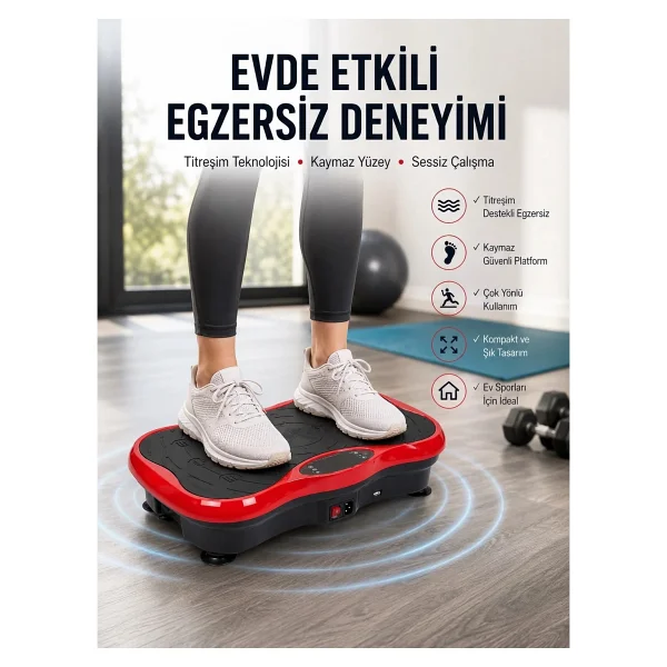 Kanonik Education Kas Çalışmasını Destekleyen Titreşimli Egzersiz Makinesi - Görsel 6
