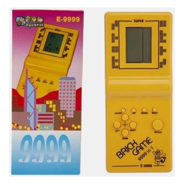 Klasik Tetris Oyunu El Konsolu - Taşınabilir Pil ile Çalışan Retro El Aterisi - Görsel 10