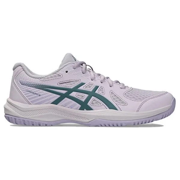 Asics Upcourt 6 1072A107-500 Beyaz-Yeşil Kadın Voleybol Ayakkabısı - Görsel 8