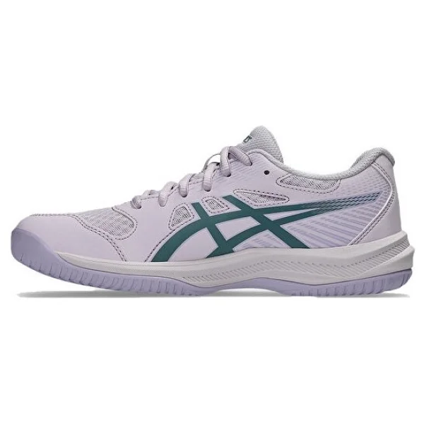 Asics Upcourt 6 1072A107-500 Beyaz-Yeşil Kadın Voleybol Ayakkabısı - Görsel 2