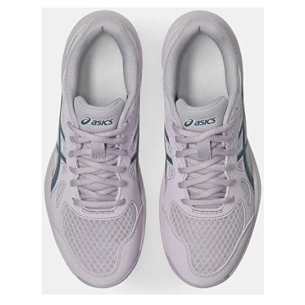 Asics Upcourt 6 1072A107-500 Beyaz-Yeşil Kadın Voleybol Ayakkabısı - Görsel 4