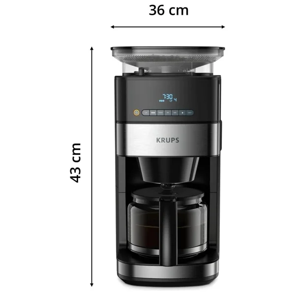 Krups Grind Aroma KM8328 Öğütücülü Filtre Kahve Makinesi - Görsel 5