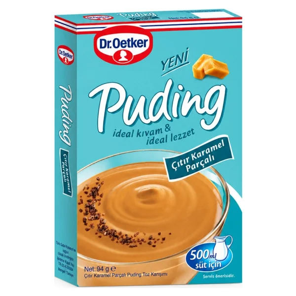 Dr. Oetker Çıtır Karamel Parçalı Puding 94 gr - Görsel 2