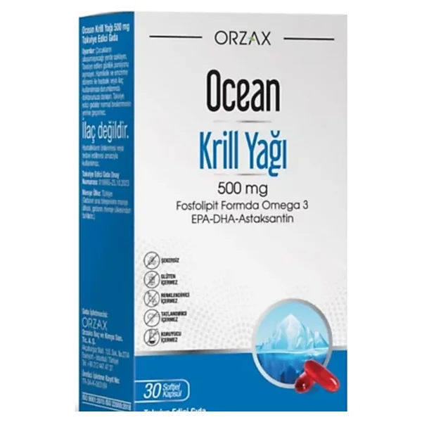 Ocean Krill Oil 700 mg 30 Kapsül - Görsel 3
