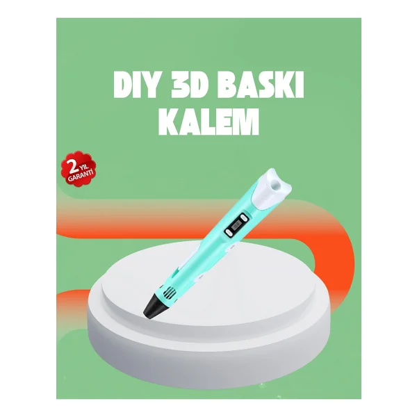 Üç Boyutlu 3D Yazıcı Kalem Abs ve Pla Uyumlu ( Lisinya ) - Görsel 6