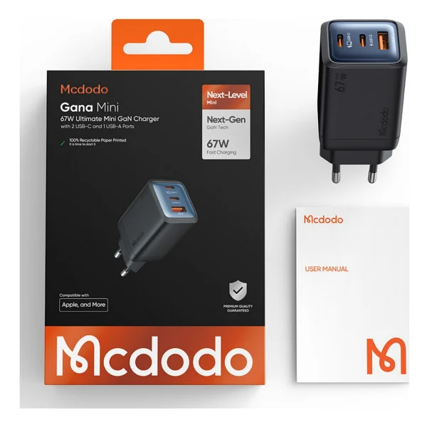 Mcdodo CH-0971 67 W Hızlı Şarj Adaptörü - Görsel 3