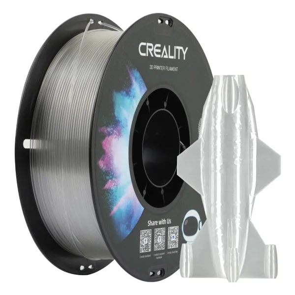 Creality CR-PETG 1.75 mm 1 kg Şeffaf Mavi Filament - Görsel 3