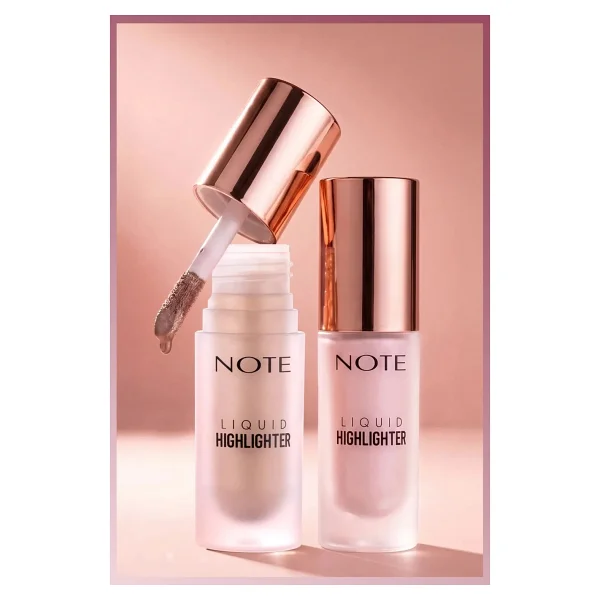 Note Nemlendirici Etkili 110 True Gold Likit Highlighter - Görsel 6