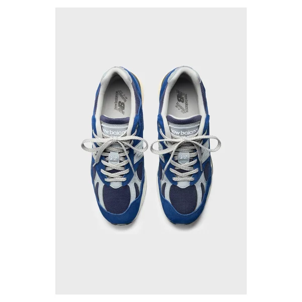 New Balance 991 U991VB2 Lacivert Spor Ayakkabı - Görsel 2