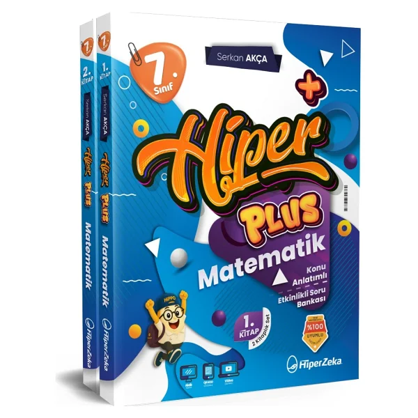 HiperZeka 2027 7. Sınıf Hiper Plus Matematik Konu Anlatımlı & Etkinlikli Soru Bankası Serkan Akça - Görsel 2