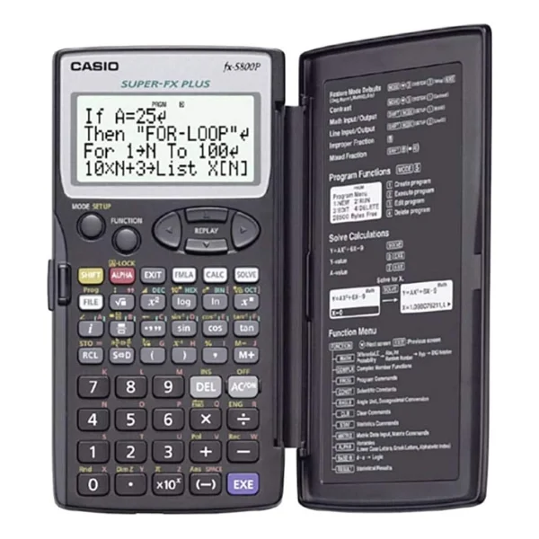 Casio FX-5800P 664 Fonksiyonlu Programlanabilir Bilimsel Hesap Makinesi - Görsel 7