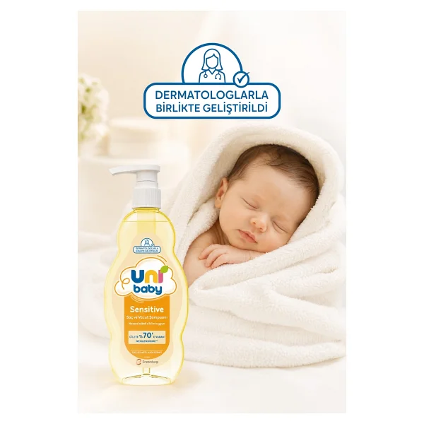 Uni Baby Sensitive Bebek Saç ve Vücut Şampuanı 700 ml - Görsel 8