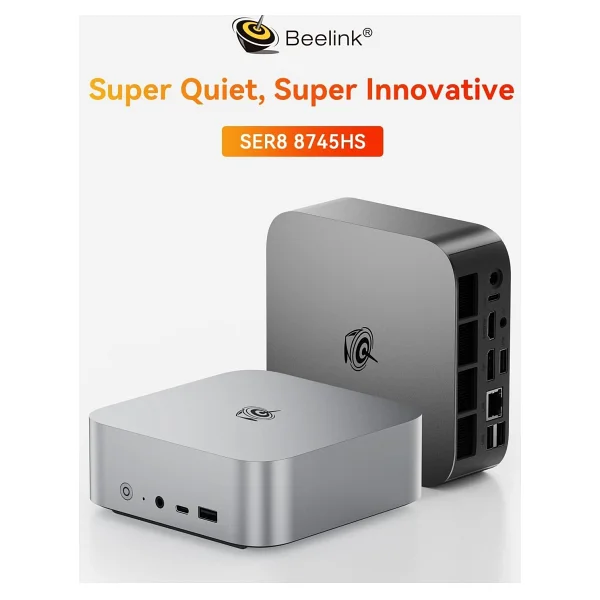 Beelink SER8 Ryzen 7 8745HS 32 GB 1 TB SSD Radeon 780M Mini PC - Görsel 3