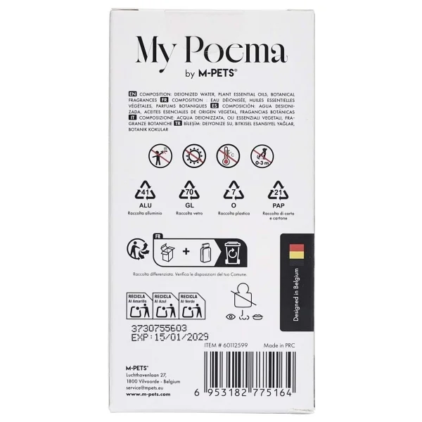 M-Pets My Poema White Tea Kedi Ve Köpek Parfümü 50ml - Görsel 4
