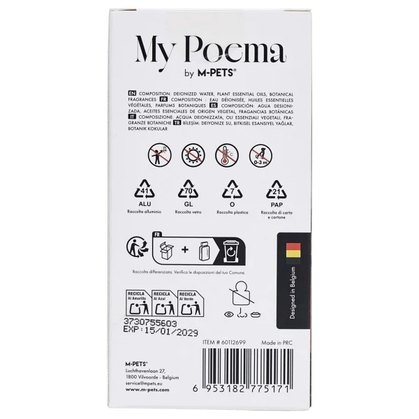M-pets My Poema Alpine Cedar Kedi Ve Köpek Parfümü 50ml - Görsel 4
