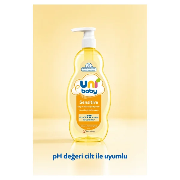 Uni Baby Sensitive Bebek Şampuanı 900 ml - Görsel 6