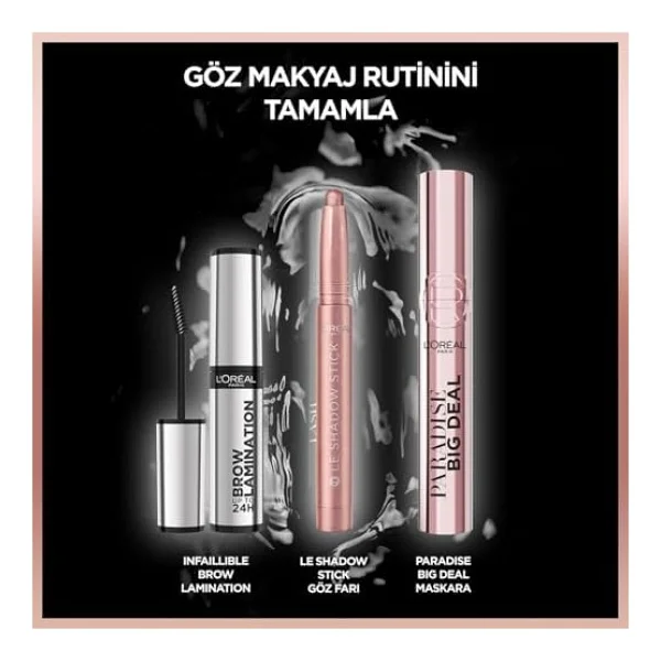 L'Oreal Paris Le Shadow 115 Twinkly Rose Stick Far - Görsel 6