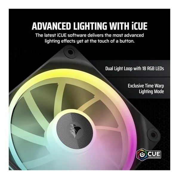 Corsair iCUE Link LX120 RGB CO-9051025-WW 12 cm Kasa Fanı - Görsel 2