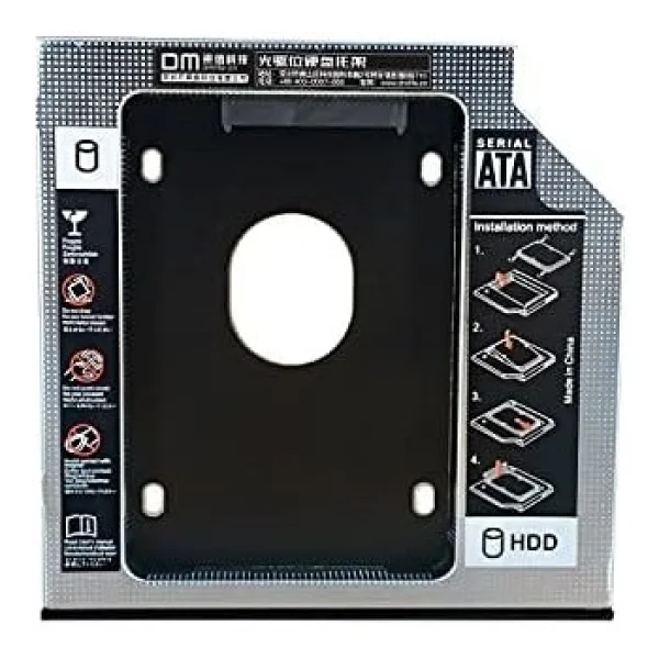 12.7mm SATA 3.0 2.5 inch Notebook HDD SSD Caddy Kızak Kutu - Görsel 2