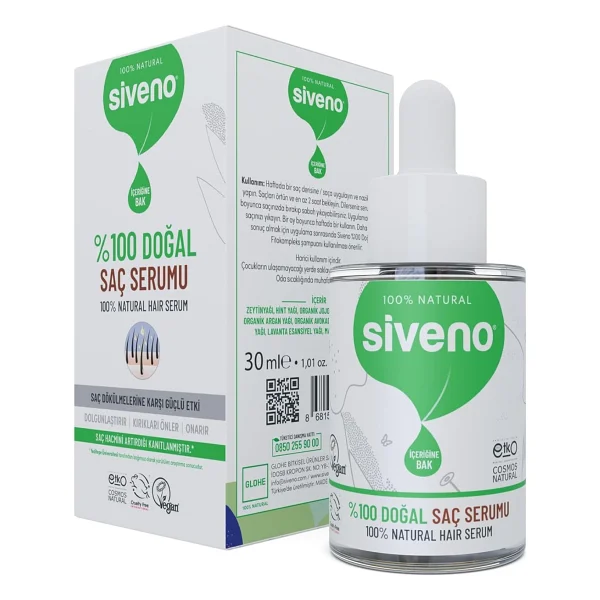 Siveno %100 Doğal 30 ml Saç Serumu - Görsel 3