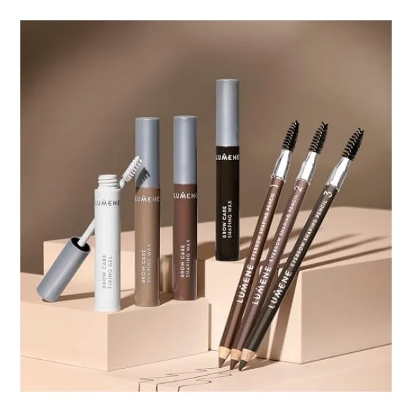 Lumene Brow Care Shaping Wax Grey Brown Kaş Sabitleyici - Görsel 4