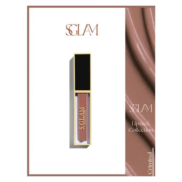 S'glam Lipstick Ruj Criminal 5ml - Görsel 4