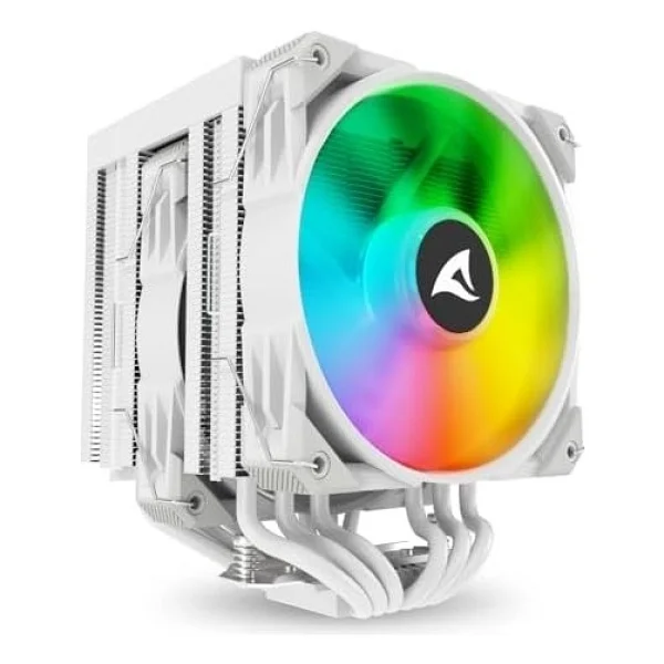 Sharkoon Fan CPU Fan AMD/Intel RGB A60 RGB White - Görsel 4