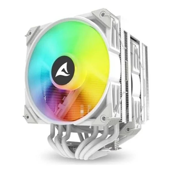 Sharkoon Fan CPU Fan AMD/Intel RGB A60 RGB White - Görsel 3