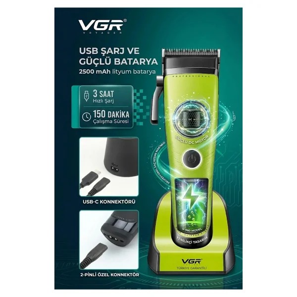 Vgr V-880C Saç Kesme Makinesi - Görsel 5