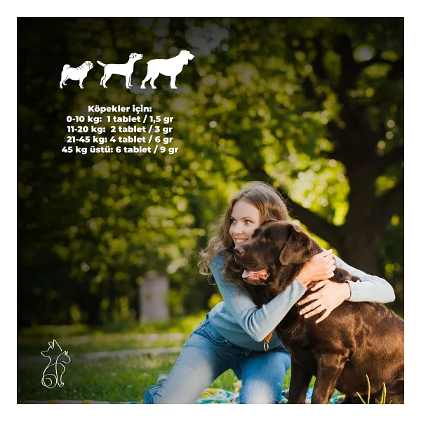 Kahu Naturals Calm Canine Köpekler için Sakinleştirici 60 Tablet Takviye - Görsel 3