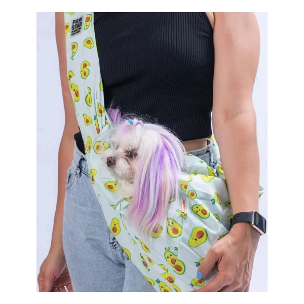 Pawstar Avocado Crossbody Küçük Irk Köpek Taşıma Çantası 50X15x20 Cm - Görsel 7