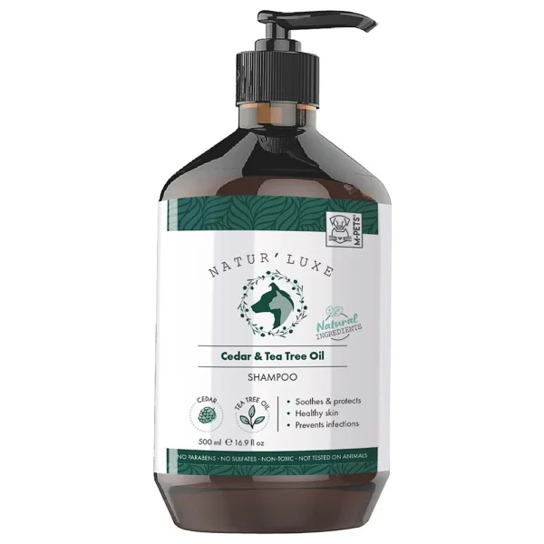 M-Pets Sedir ve Çay Ağacı Yağlı 500 ml Köpek Şampuanı - Görsel 2