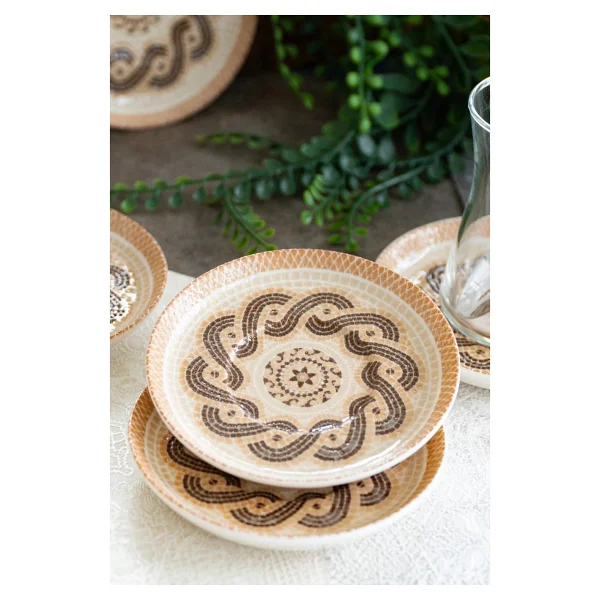 Heda Porselen Efes 12 cm 6'lı Porselen Çay Tabağı - Görsel 10