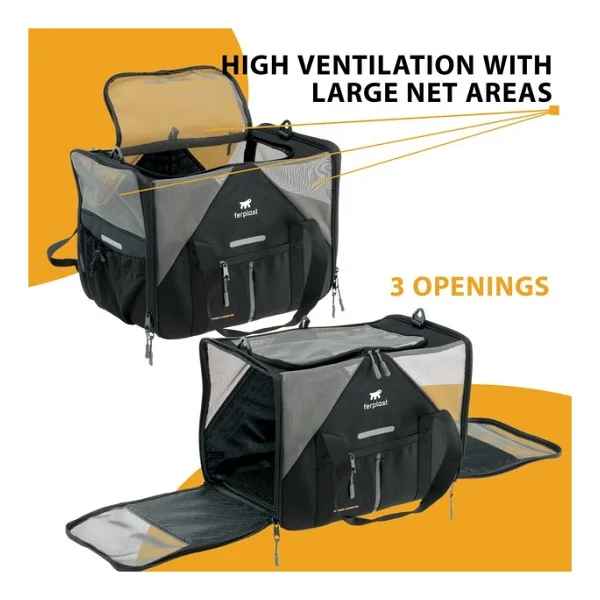 Ferplast Voyager 450 Siyah 55x33x37 cm Kumaş Taşıma Çantası - Görsel 4